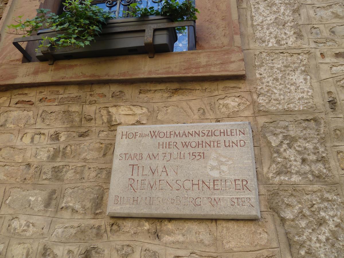 Wohnen Im Riemenschneiderhaus Appartement Würzburg Buitenkant foto
